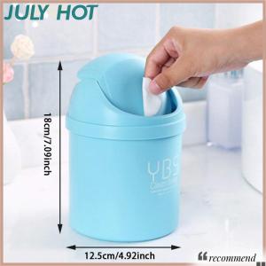 [JULYHOT] Desktop Mini Waste Bin Small Trash Can Household With Bins Desk Storage