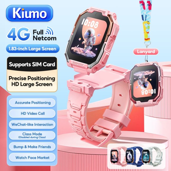Kiumo Kids Smartwatch with GPS Tracker, SOS Safety, HD Video
