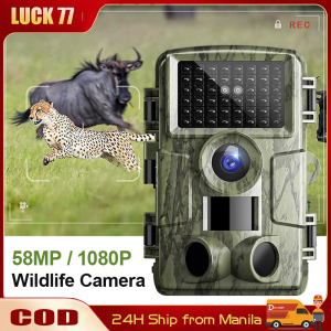 Trail Wildlife Camera 58MP 1080P Vision Hunting Camera  With 130° Wide Angle /IP 66 Waterproof /0.2s Trigger Time Motion Activated Mini Wildilfe Camera For Outdoor Wildlife Monitoring Game Camera