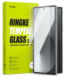 RINGKE® COVER DISPLAY GLASS Samsung Galaxy Z Fold 6 (2-Pack) Crystal Clear Anti-Scratch Case-Friendly Front Full Cover Tempered Glass