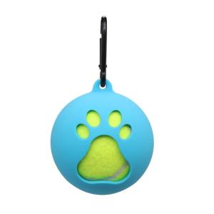 Standard Tennis Ball Holder with Carabiner Hands-Free Pet Ball Cover Holder for Training Walking Tennis Play Durable