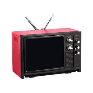 Plastic Miniature TV Model Figure For Doll House Decoration Realistic Television For Kids And Collectible Scene Display