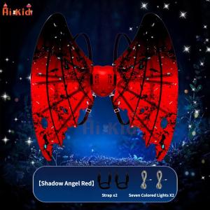 [SG Seller]Flapping Fairy Wings with Lights & Music Kids Costume Accessory for Parties & Halloween