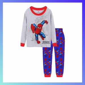 Premium Quality Kids Clothes Pajama Terno Set for Kids Boys 2 to 7 Years Old 100% Cotton Soft Comfortable and Breathable Cartoons Character Pajama Set