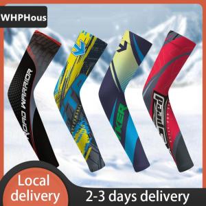 [COD] WHPHous Ship within 24 hours Sunscreen Ice Silk Sleeve UV Sun Protection Cooling Anti-Slip Arm Sleeves Men Women Outdoor Cycling Sleeve