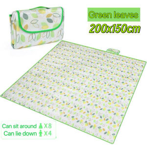 200x150cm Family Size Outdoor Portable Folding Travel Picnic Camping Mat Beach Waterproof Mat Picnic Rug