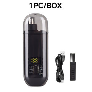 USB Rechargeable Nose and Ear Hair Trimmer for Men Mini Electric Clipper Quick Charging Low Noise