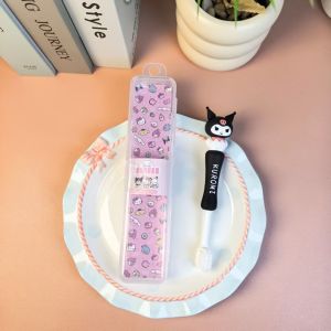 Bàn Chải Đánh Răng Trẻ Em Có Lông Mềm Hoạt Hình Dễ Thương Bàn Chải Lông Mềm Trẻ Em Kulomi Melotti 3-6-12 Tuổi Không Làm Tổn Thương Răng