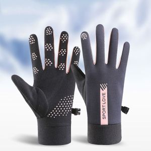SERAPHYXO Winter For Women Snow Ski Gloves Bow Mitten Touch Screen Gloves Warm Protective Mittens Anti-skid Mittens Full Finger Gloves Cycling Gloves