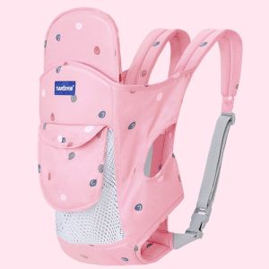 Địu em bé sơ sinh 4 tư thế có đỡ cổ đa năng cho bé mặt lưới thoáng khí gọn nhẹ