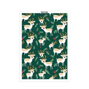 Reusable Christmas Themed Sticker Creative Crafting Activity School Projects Safe Paper Materials