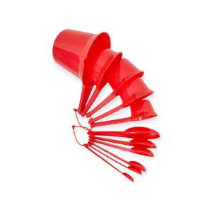 11Pcs/Set Plastic Measuring Spoons Cups with Scale Kitchen Tablesp