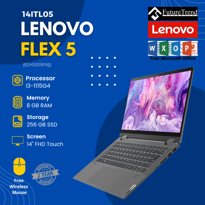 Lenovo Ideapad Flex [14ITL05] (82HS009EMJ) i3-1115G4/8GB/256GB