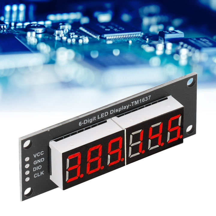 Led Segment Display Module 6 Digit Tube Led Segment Display TM1637