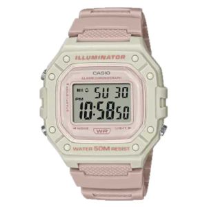 CASIO ORIGINAL - CASIO W-218HC-4A2 - WOMEN LA - Resin - Baby Pink - Jam dunia JD18ST # Jam Tangan Wanita Jam Wanita Jam Tangan Anti Air + CASIO W-218HC-4A2 W 218HC 4A2 W-218HC 218 HC W218 W218HC W-218 $