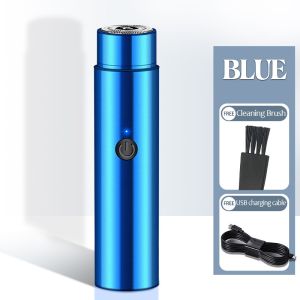 Mini Electric Shaver For Men USB Rechargeable Portable Electric Razor Beard Knife
