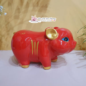 Heo đất tiết kiệm gốm sứ heo tài lộc size 1