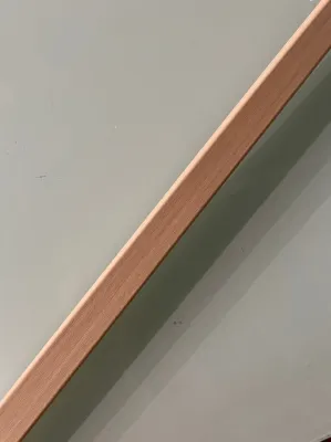 PVC L penutup sudut L profil sudut dinding melindungi panjang 100 150 300cm / Fluted Panel PVC L cover corner L profile wall corner protect length 100 150 300cm