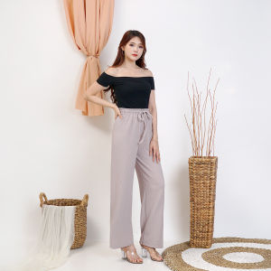 ALOHA Lyla Knit Pants Celana Kulot Bahan Knit Premium Tebal 772 Big Size