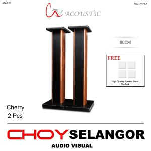 Cav Acoustic ECO-W 80CM Bookshelf Wood Speaker Stand-1PAIR (Cherry)