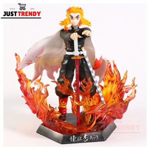 Anime Kimetsu No Yaiba Demon Slayer GK 20cm Rengoku Kyoujurou Action Figure Collectible Gift Toy wtih BOX