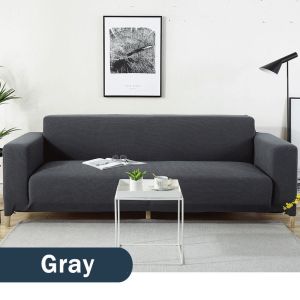 1/2/3/4 Seater Solid Sofa Covers Elastic Sofa Cover Waterproof Slipcoves Universal Sofa Protector For Home Decor