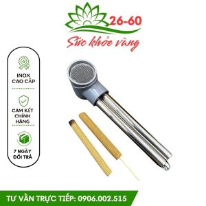 Ống Hơ Nhang Ngải Cứu Đôi Vip Cao Cấp - Hơ Cả Ngải Trung Và Ngải Đại - Dụng Cụ Diện Chẩn