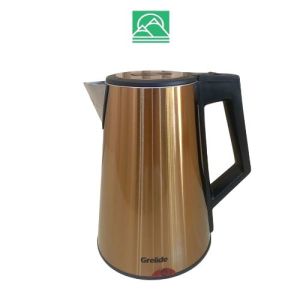 Ấm đun siêu tốc cao cấp 2 lớp cách nhiệt Grelide D2017k ( 1.7L) - Sản phẩm chính hãng - Bảo hành 24 tháng