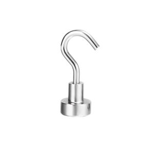 1/3/6PCS Strong Magnetic Hooks Heavy Duty Neodymium Magnet Hooks Keychain Bag Clothes Hanger Holder for Home Kitchen Office Storage