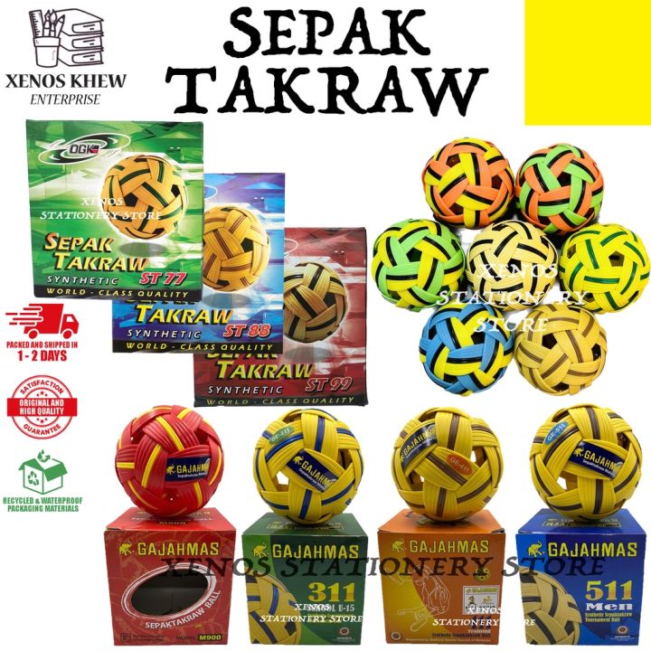 BOLA SEPAK TAKRAW / SEPAK RAGA BALL [ BEGINNER / OGK / GAJAHEMAS ...