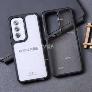 Oppo Reno 12 5G Oppo Reno 12 Pro 5G Oppo Reno 12F Case Crystal Transparan / Case Hybrid Shockproof Clear Oppo Reno 12 5G Oppo Reno 12 Pro 5G Oppo Reno 12F AF01