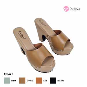 DALLEYA COLLECTION - Cymora Sepatu Big / Chunky Heels Wanita Casual