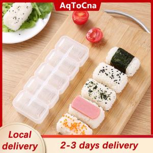 [COD] AqToCna Ship within 24 hours 5Pcs set Sushi Nigiri Maker Rice Ball Molds Nonstick Press Maker DIY Bento Tool