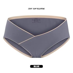 Joe Sir Maternity Panties Cotton V Cut Under Bump Seamless Pregnancy Underwear Antibacterial Mid Waist Plus Size Briefs