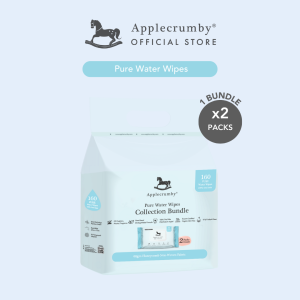 Applecrumby® Pure Water Wipes 80s (2 Packs)