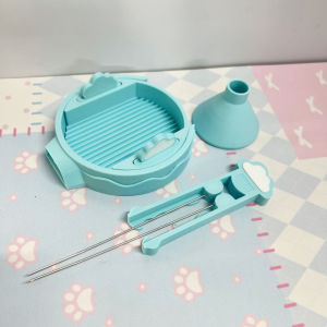 Blue Rotating Cloud Perler Beads Tools Full Set Perler Beads Pen Tools Set 蓝旋转云朵豆铲豆笔豆盒