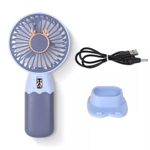 Mobile Phone Stand Small Fan Handheld USB Charging Mini Fan With Phone Stand