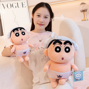 Original With Tag Crayon Shin Chan Plush Toy With Bath Cap Underwear Cartoon Stuffed Anime Doll Soft Funny Figure Xmas Gift For Fans