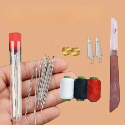 Bộ dụng cụ may vá / Bộ may vá 34 món / Bền bỉ tỉ mỉ đa năng / Dùng trong gia đình / Kim may dùng cho chăn và may vá tại nhà