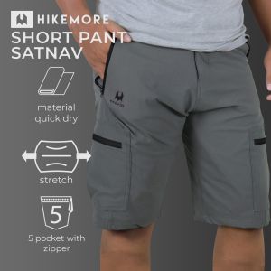 Celana Pendek Gunung Outdoor Quickdry Satnav Hikemore Series Terbaru