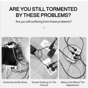 ตะขอปลั๊ก ไม่มีการเจาะ ซ็อกเก็ตไฟ การออกแบบที่ถอดออกได้ ดูดี ง่ายต่อการหยิบและวาง การยึดเกาะที่แข็งแกร่ง