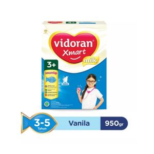 VIDORAN Xmart Milk 1+ & 3+ Rasa Vanila/Madu 925gr