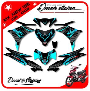 Decal Jupiter Mx 135 New Full Body Stiker Striping New Jupiter Mx 135 . ADT.002