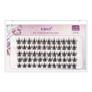 5 Rows Natural False Eyelashes Extension Lazy Savior Cos Fake Fairy Segmented Grafting Cluster Lashes