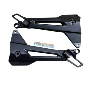 Cặp Gác chân nhôm xe Wave 125 đen