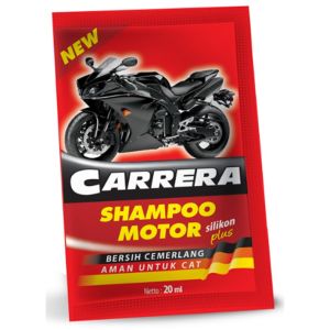 Carrera Shampoo Motor Sachet 20ml Shampo Mobil Carrera Renteng Sabu Cuci Motor