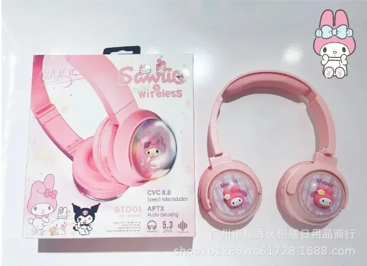 MCESEO Sanrio Hello Kitty Kuromi Cinnamoroll Wireless Headphones