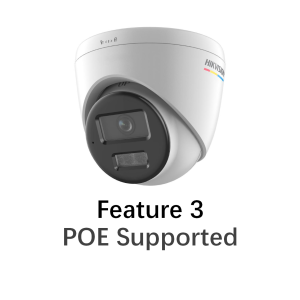 (2026 New) Hikvision DS-2CD1327G3-LIU 2MP ColorVu 3.0 Turret IP Camera 24/7 Full Color IR White Light AI Human Vehicle Detection IP67