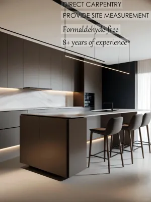 【SG Local Contractor】【Custom Furniture】Kitchen Renovation /Island Table /Kitchen Cabinet / Carpentry works