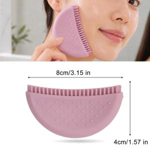 Ergonomic Pure Silicone Face Massage Brush – Facial Contouring & Lifting Tool for Puffiness Care & Self-Care Ideal for Home Travel